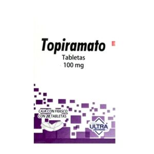 Topiramato tableta 100mg, frasco 20 tabletas.