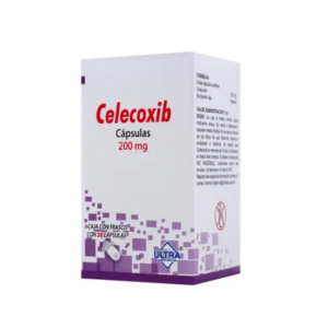 Celecoxib capsula 200mg, frasco 30 capsulas.
