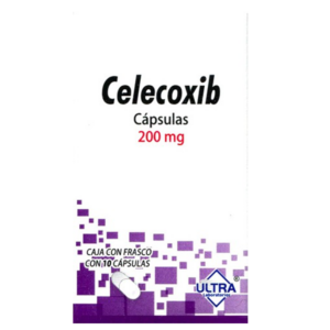 Celecoxib capsula 200mg, caja 10 capsulas.