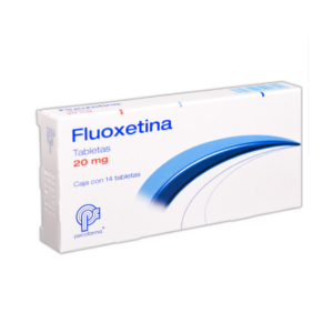 Fluoxetina tableta 20mg, caja 14 tabletas.