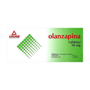 Olanzapina tableta 10mg, caja 14 tabletas.