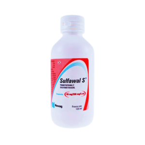 Sulfawal S (trimetropirm/sulfametoxazol) suspensi?n 40mg/200mg, frasco 120 ml.