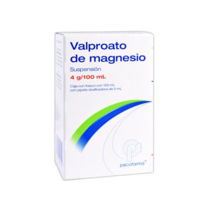 Valproato de magnesio soluci?n 200mg/ml, frasco 40ml.