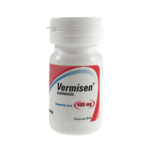 Vermisen (albendazol) suspensi?n oral 400mg, frasco 20ml.