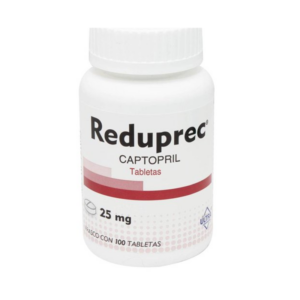Redupec (captopril) tableta 2tmg, frasco 100 tabletas.