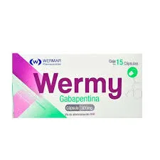 Wermy (Gabapentina)300mg, Caja con 15 c?psulas.
