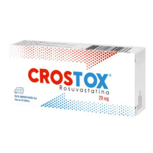 Crostox (rosuvastatina) tableta 20mg, caja 30 tabletas.