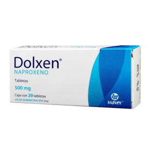 Dolxen (naproxeno) tableta 500mg, caja 20 tabletas.