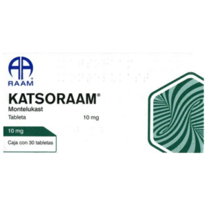 Katsoraam (montelukast) tableta 10mg, caja 30 tabletas.
