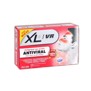 XL-3 VR antiviral, caja 24 tabletas.