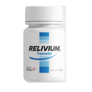 Relivium LP (tramadol) liberaci?n prolongada tableta 100mg, frasco 60 tabletas.
