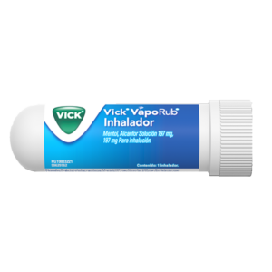 VapoRub (alcanfor/mentol) tubo inhalador nasal, solucion tubo 197mg.