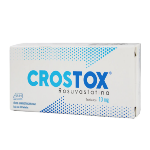 Crostox (rosuvastatina) tableta 10mg, caja 30 tabletas.