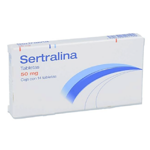 Sertralina 50mg tableta, caja 14 tabletas.